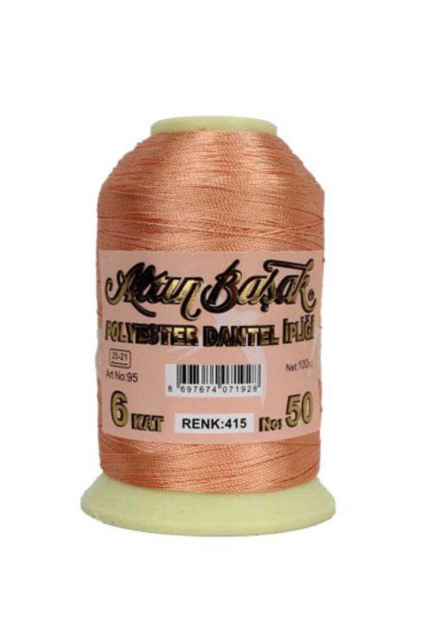 Altın Başak 100 Gr Renkli Oya İpi 415 Yavruağzı
