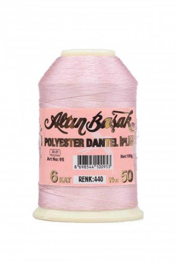 Altın Başak 100 Gr Renkli Oya İpi 440 Pudra