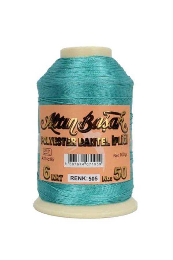Altın Başak 100 Gr Renkli Oya İpi 505 Açık Mint