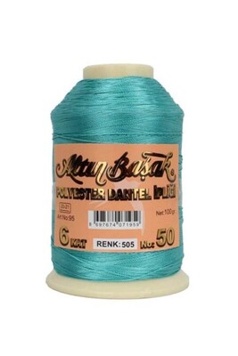 ALTIN BAŞAK - ALTIN BAŞAK 100 GR RENKLİ OYA İPİ 505 Açık Mint