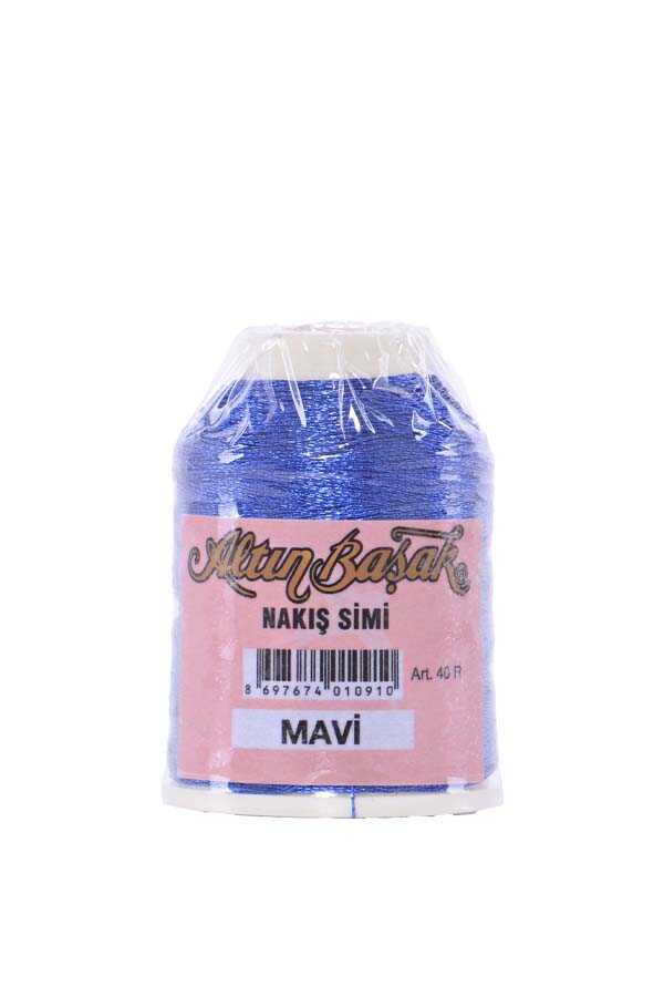 Altın Başak 150 Metre Nakış Simi Mavi