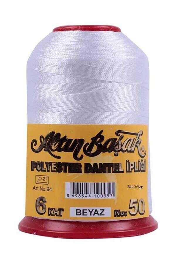 Altın Başak Dantel İpliği 50 No Beyaz 350gr