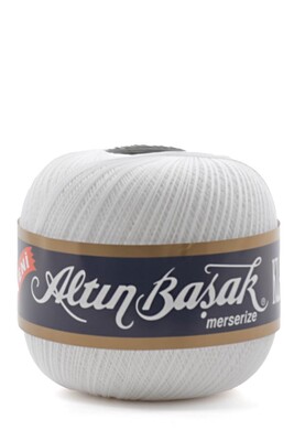 ALTIN BAŞAK KLASİK DANTEL İPİ NO:60 BEYAZ 100 GR