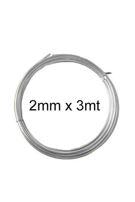  - AMİGURUMİ TEL 2 MM 3 MT GÜMÜŞ