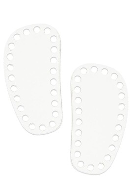  - AMIGURUMI SLIPPER SOLES 01 WHITE