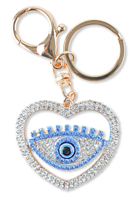  - ANAHTARLIK VE ÇANTA AKSESUARI ÇARM 04 KALP GÖZLÜ