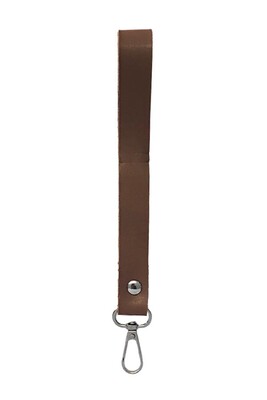 BAG HANDLE LEATHER TAN 19 CM - Thumbnail