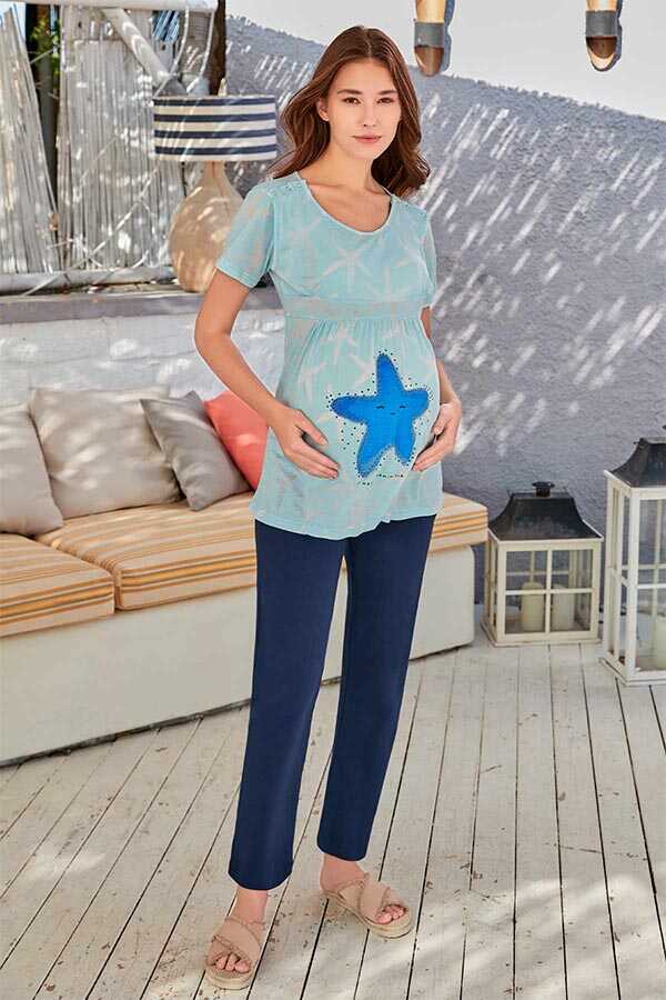 Berrak 9067 Hamile Pijama Takımı