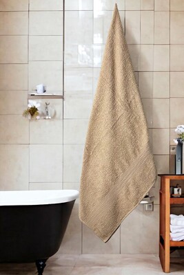 BEYSE - BEYSE BANYO HAVLUSU 90X150 BEJ