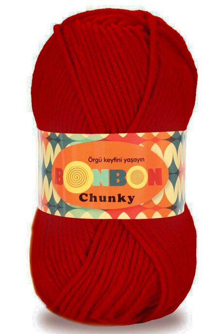 BONBON - BONBON CHUNKY 98237 Koyu Kırmızı