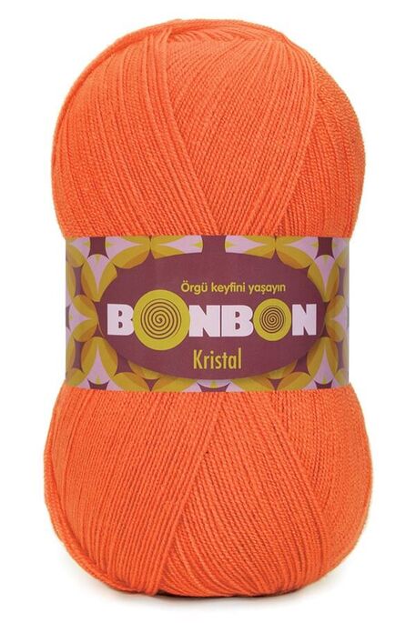 Bonbon Yarn - BONBON KRİSTAL KNİTTİNG YARN 98215 Orange