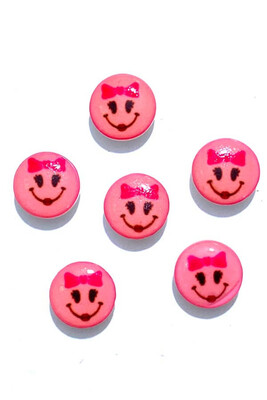  - BUTTON BABY 1181 PİNK SMILING GIRL 6 PIECES