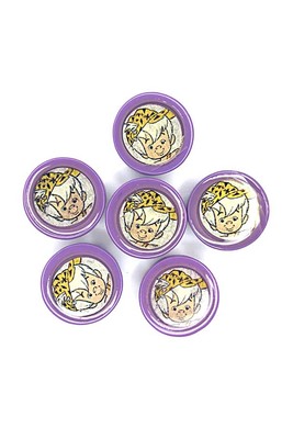  - BUTTONS BABY 1075 CAPPED CHILD PURPLE 6 PİECES