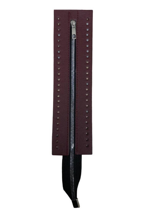  - ÇANTA FERMUARI DERİLİ 15 BORDO 30 CM