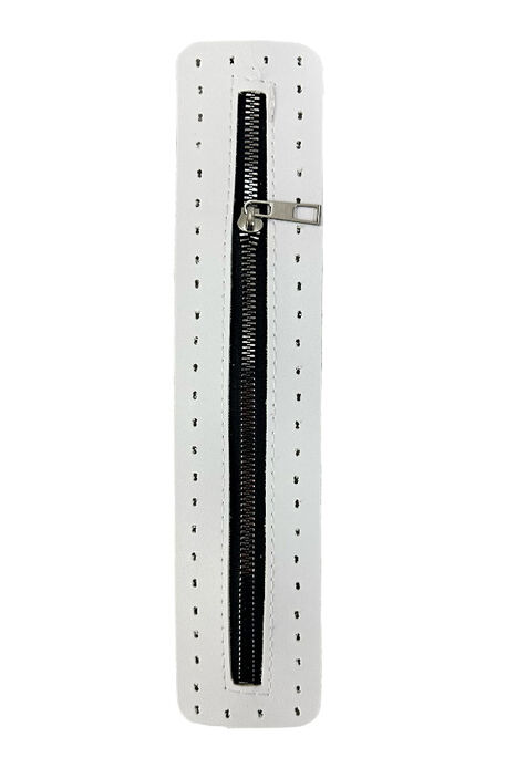  - ÇANTA FERMUARI DERİLİ 30 CM BEYAZ