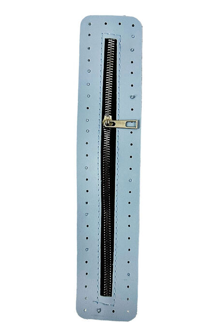  - ÇANTA FERMUARI DERİLİ 30 CM MAVİ