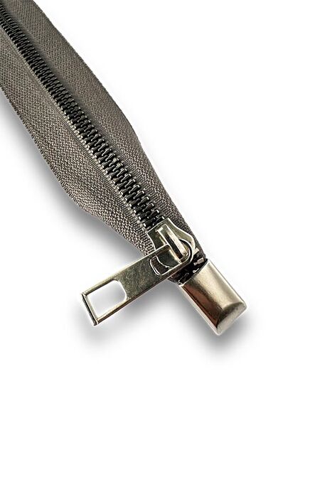 ÇANTA FERMUARI DİP KAPALI GRİ 30 CM GÜMÜŞ DİŞ - 2