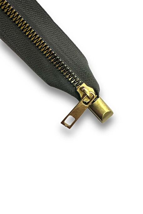 ÇANTA FERMUARI DİP KAPALI GRİ 30 CM SARI DİŞ - 2