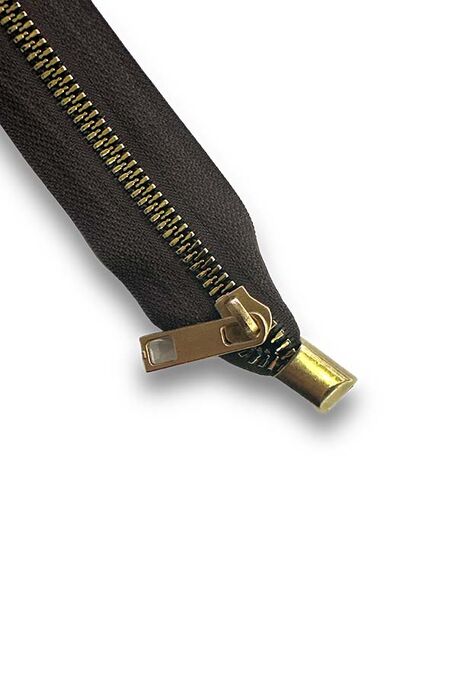 ÇANTA FERMUARI DİP KAPALI KAHVE 30 CM SARI DİŞ - 2