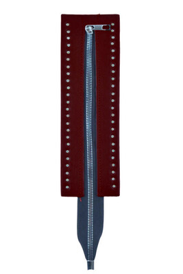 ÇANTA FERMUARI DİP KAPAMA DERİLİ 30 CM BORDO