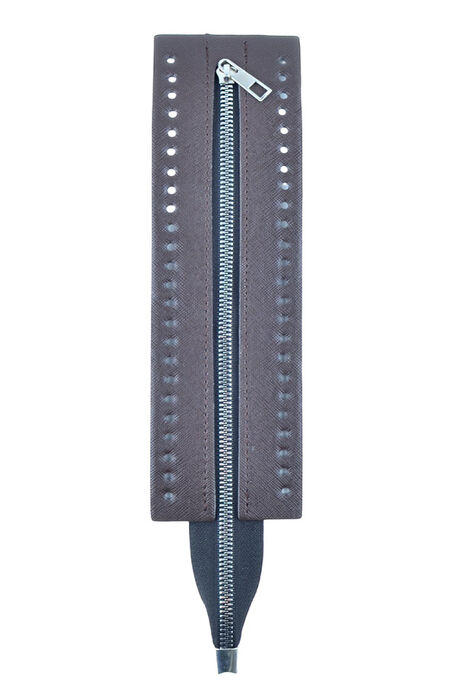  - ÇANTA FERMUARI DİP KAPAMA DERİLİ 30 CM KAHVERENGİ