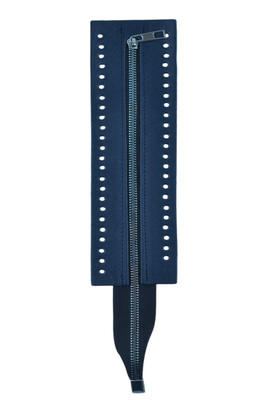  - ÇANTA FERMUARI DİP KAPAMA DERİLİ 30 CM LACİVERT