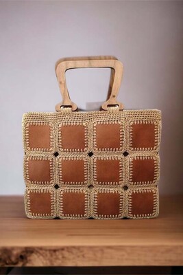 ÇANTA KENAR AKSESUARI KARE 8.50X8.50 CM 2 Lİ HAKİ - Thumbnail
