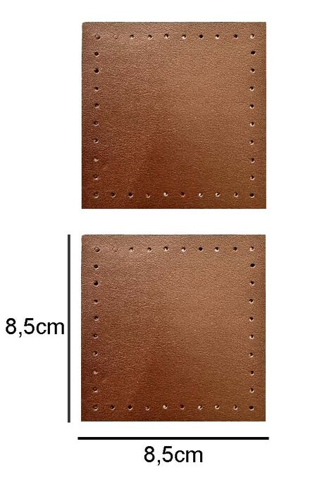  - ÇANTA KENAR AKSESUARI KARE 8.50X8.50 CM 2 Lİ TABA
