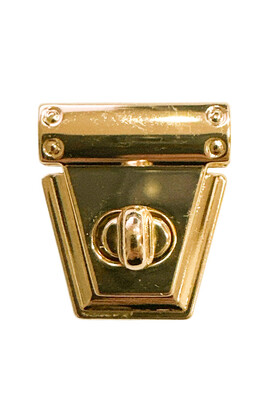 ÇANTA KLİPSİ ÜÇGEN KÜÇÜK GOLD - Thumbnail