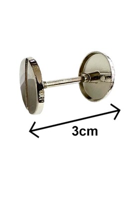 ÇANTA KÖPRÜ HALTERİ GÜMÜŞ 3X2 CM - Thumbnail