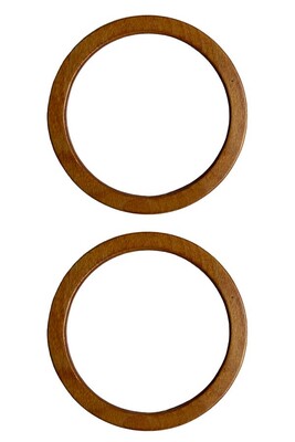  - ÇANTA SAPI AHŞAP 665 O MODEL 13,5 CM KAHVE