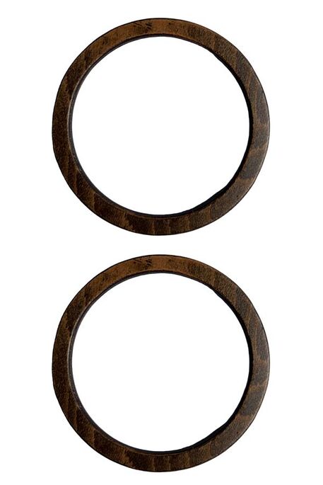  - ÇANTA SAPI AHŞAP 665 O MODEL 13,5 CM KOYU KAHVE