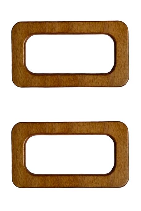  - ÇANTA SAPI AHŞAP 676 DİKDÖRTGEN 9X16,5 CM BEJ