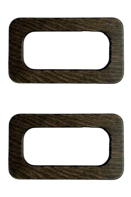  - ÇANTA SAPI AHŞAP 676 DİKDÖRTGEN 9X16,5 CM K. KAHVE