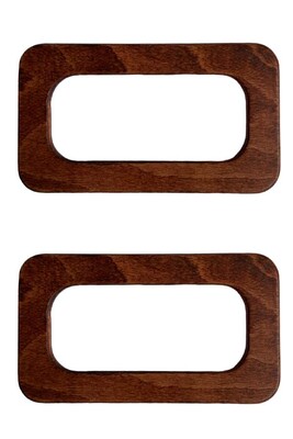  - ÇANTA SAPI AHŞAP 676 DİKDÖRTGEN 9X16,5 CM KAHVE
