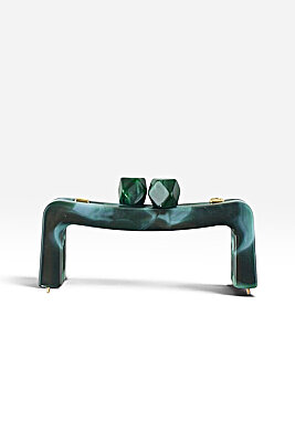 ÇANTA SAPI AKRİLİK MIKNATISLI BURS MB-918  ZÜMRÜT 