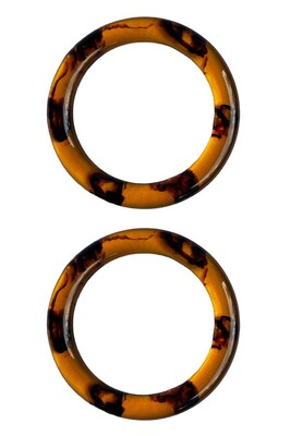  - ÇANTA SAPI AKRİLİK YUVARLAK 12 CM KAHVE