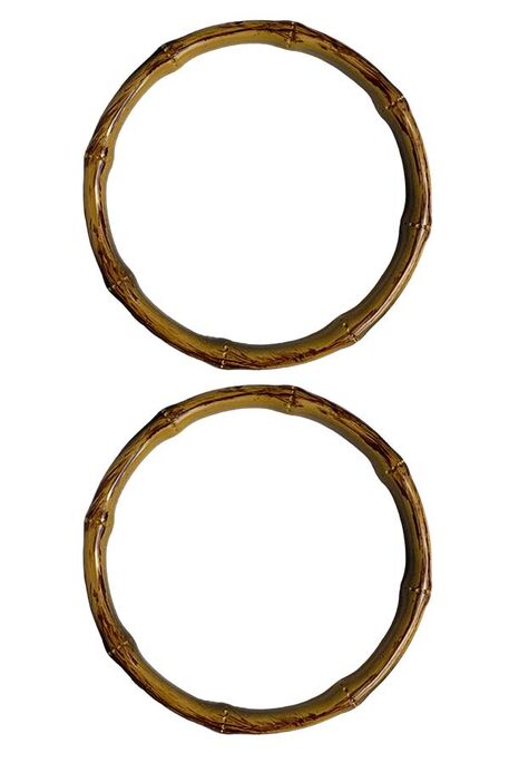 ÇANTA SAPI BAMBU GÖRÜNÜMLÜ YUVARLAK  14,5 CM - 1