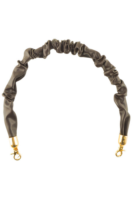  - ÇANTA SAPI BÜZGÜLÜ YENGEÇ BAŞLI KAHVERENGİ