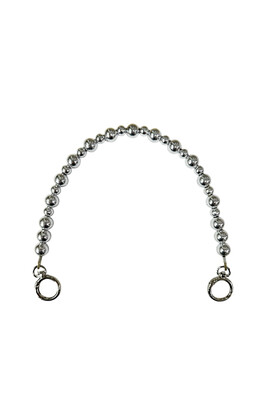  - ÇANTA SAPI İNCİLİ YAYLI HALKA GÜMÜŞ 10MM-14MM