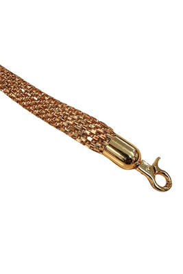 ÇANTA SAPI KRİSTAL TAŞLI 70CM GOLD - Thumbnail