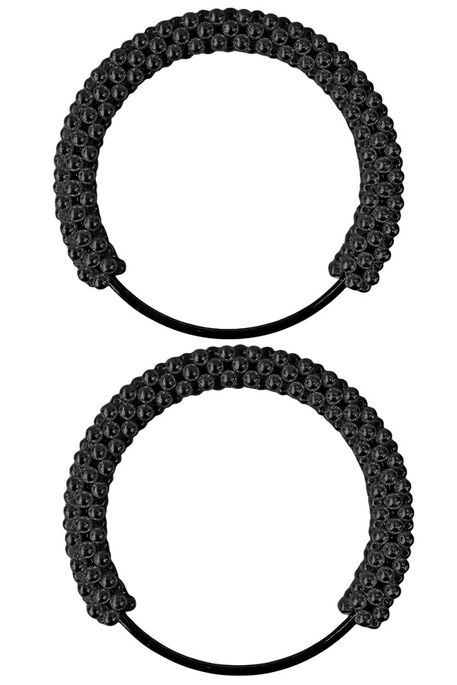  - ÇANTA SAPI METAL İNCİLİ ALT-32 (11CM) SİYAH