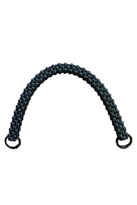  - ÇANTA SAPI ÖRME İNCİLİ ALT-36 (30CM) SİYAH