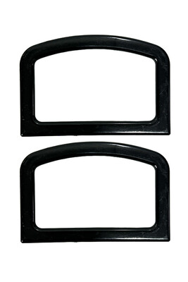  - ÇANTA SAPI PLASTİK KARE SİYAH 12X8 CM