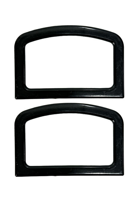  - ÇANTA SAPI PLASTİK KARE SİYAH 12X8 CM