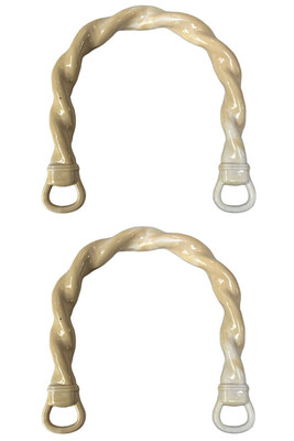  - ÇANTA SAPI PLASTK BAMBU GÖRNM 13 CM C MODEL K116 Krem