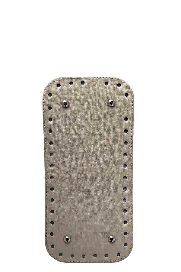Çanta Tabanı Deri 106 Krem 12x25