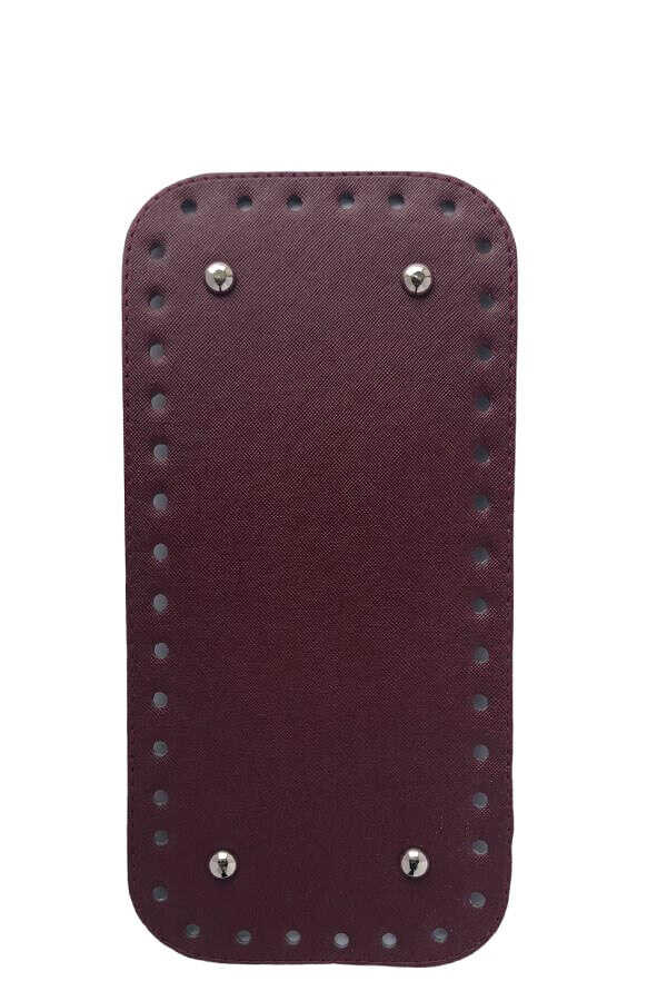 Çanta Tabanı Deri 205 Bordo 12x33