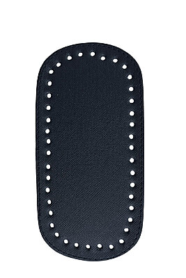 ÇANTA TABANI DERİ OVAL 400 SİYAH  10X20
