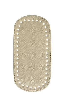 ÇANTA TABANI DERİ OVAL 403 KREM 10X20